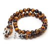 TCC™ Natural Tiger Eye Stainless Steel Anchor Bracelet